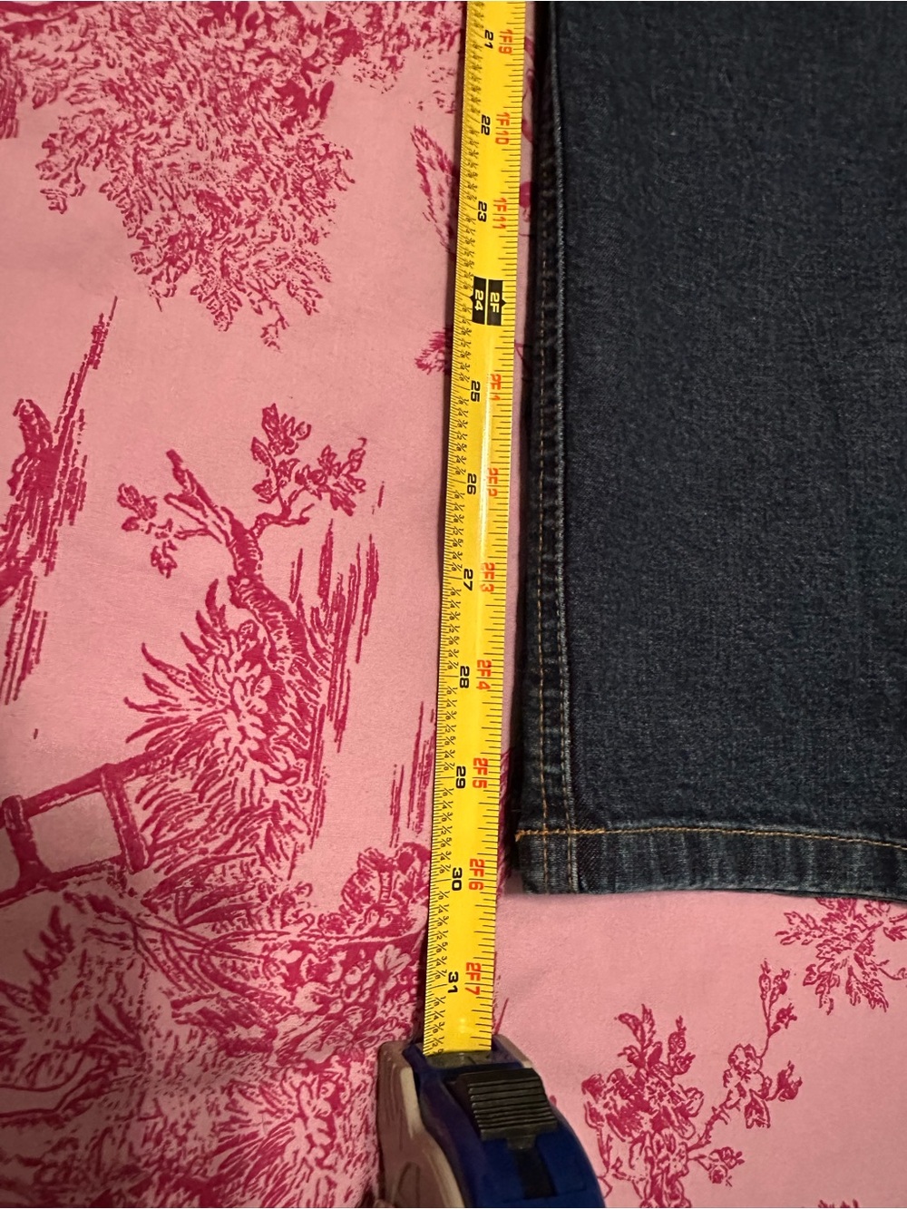Talbots Straight Leg Women's size 10 Dark Wash Blue Denim jeans - Picture 5 of 8